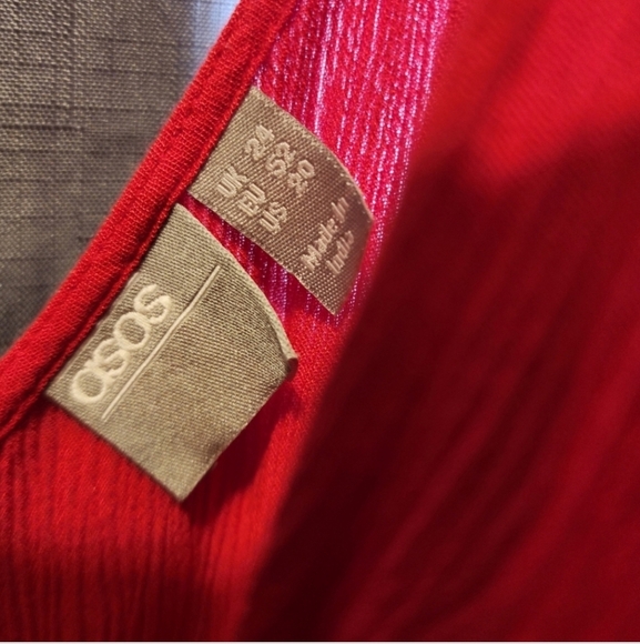 Asos red romper size 20 - Picture 4 of 5